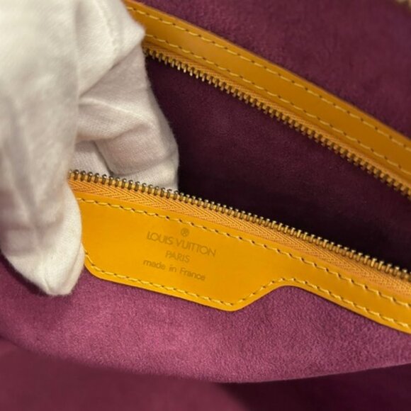 Louis Vuitton Yellow Epi Saint Jacques GM + Matching LV Wallet - Picture 10 of 16